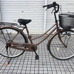 26インチ自転車】日本製 変速なし ファミリーサイクル 大きめ前かご