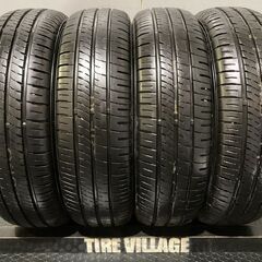 DUNLOP ENASAVE EC204 165/65R14 14インチ 夏タイヤ 4本 バリ溝 20～22年製 タンク パッソ ルーミー トール等　(TD183)クレジットカード QRコード決済可能