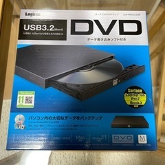 DVDプレイヤー　データ書き込みソフト付き　DVD3枚