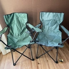 ドリンクホルダー付キャンプ椅子