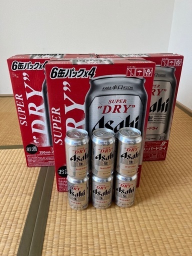 アサヒビール　3ケース＋6本