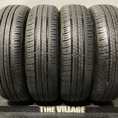 DUNLOP ENASAVE EC300+ 165/65R14 14インチ 夏タイヤ 4本 22年製 バリ溝
