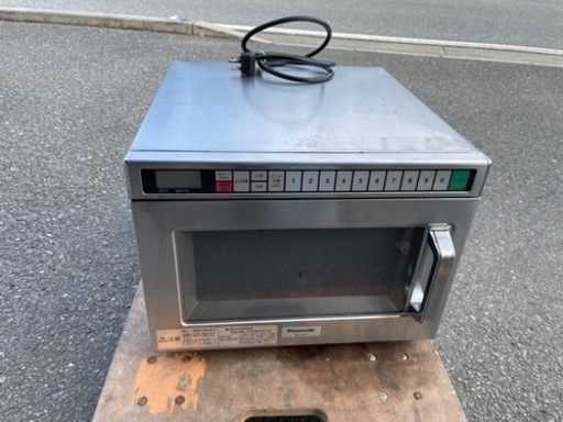 ■中古品 パナソニック業務用レンシレンジ NE-1801 単相200V 2011年 動作問題なし②■