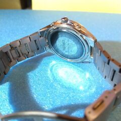 電波ソーラー 良品 セイコー ドルチェ 7B24-0AX0 黒文字盤 チタン デイト NMR メンズ腕時計 