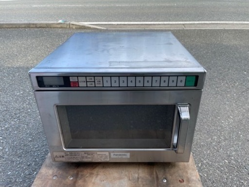 ■中古品 パナソニック業務用レンシレンジ NE-1801 単相200V 2011年 動作問題なし③■