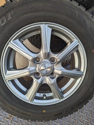 アルミ付スタットレス185⁄70R14 4本セット FREED等 中古4本set 185