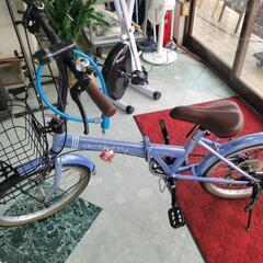 【店頭10%OFF】折り畳み式　6段変速付き　20インチ　自転車...