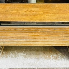 木製ベンチ