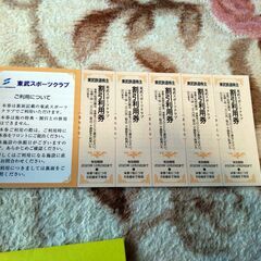 東武鉄道　株主優待券＋株主優待乗車証　（2023年12月31日期...
