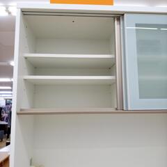 ★ジモティ割あり★  レンジボードブルーム付き 白 H200.5×D50×W114 クリーニング済み OJ2888