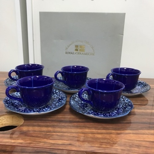 M2312-320  CERAMICHE カップ＆ソーサー 5コセット 未使用品