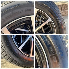 2020年製造 スタッドレスタイヤ 225/60R17 INTERSTATE DURATION30 + 17インチホイール 100×5 4本セット