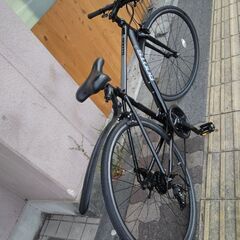 ROOTS[ルーツ]700c クロスバイク(M) アルミ/21speed/パールブラック