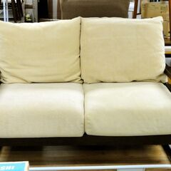 ニトリ 2Pソファ HIKARI 木フレーム+クッション 幅120×奥70×高72