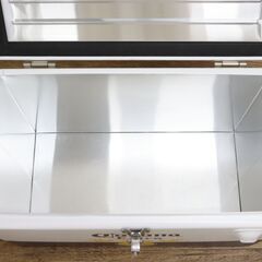 【2/26直売後】≪ZW1554ジ≫コロナビール クーラーボックス 保冷ボックス 栓抜き付き スチール製 横幅約45cm×高さ約29cm アウトドア用品 キャンプ