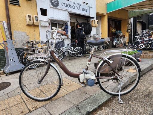 　電動自転車　パナソニック　２６インチ　バッテリー　１３．２ＡＨ　３点　シルバー　３変速　充電器　付き　配達可能
