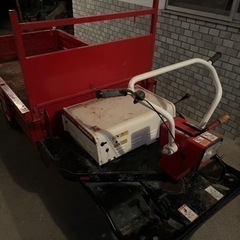 実働YANMAR 3輪 ダブルタイヤ 運搬車 TG182 エンジン 最大積載量 500kg ヤンマー 