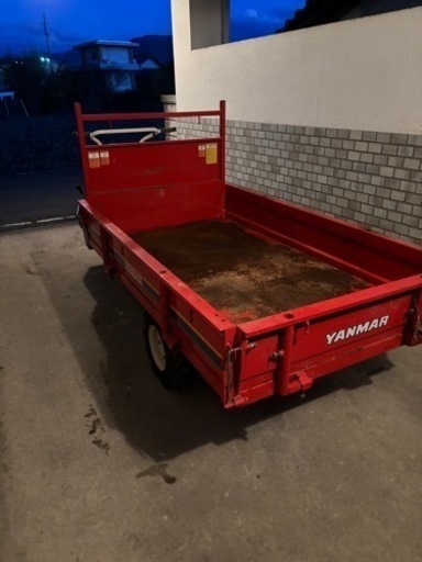 実働YANMAR 3輪 ダブルタイヤ 運搬車 TG182 エンジン 最大積載量 500kg  