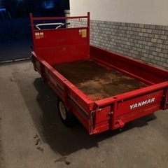 実働YANMAR 3輪 ダブルタイヤ 運搬車 TG182 エンジン 最大積載量 500kg ヤンマー 実働YANMAR 3輪 ダブルタイヤ 運搬車 TG182 エンジン 最大積載量 500kg