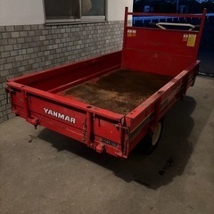 実働YANMAR 3輪 ダブルタイヤ 運搬車 TG182 エンジン 最大積載量 500kg ヤンマー 