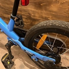 【売約済み】　STRIDER 14x ストライダーフォーティーンエックス 子供用 自転車　子供　子ども　クリスマス　プレゼント　青　ブルー　スティールブルー