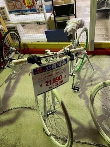未使用品28インチ/クロスバイク21テクノロジー　669