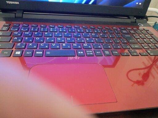 東芝赤 高性能Core i7搭載 高速SSDメモリ大容量8G 薄型スリム テンキー