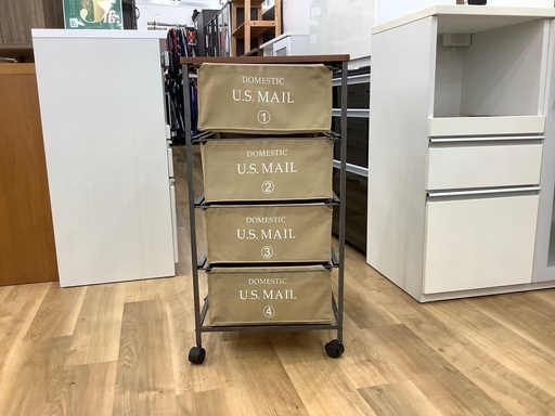 【トレファク高槻店】取りに来れる方限定！U.S.MAIL のファブリックチェストです！！！