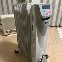 オイルヒーター　タオルハンガー付き　ストーブ