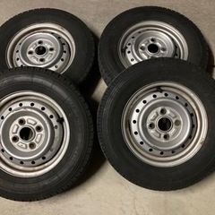 スタッドレスタイヤ　145/80R12            軽...