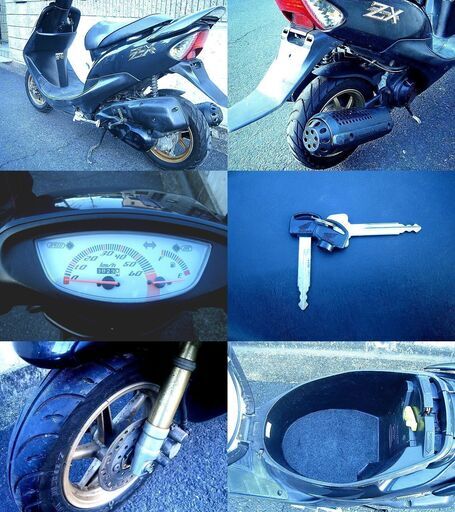 <売約済み> 原付スクーター 　軽整備済み・実働　ライブDio(ディオ) AF35 ZX　後期/シャッターキー　 2サイクル 引き取り歓迎 売約済み> 原付スクーター 軽整備済み・実働 ライブDio(ディオ) AF35