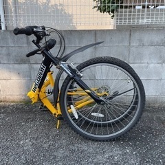 MTB 折りたたみ自転車 レゴリス 26型 イエロー