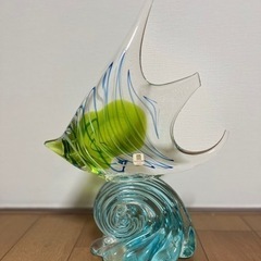 マルティグラス　ガラス　硝子　オブジェ　熱帯魚🐠