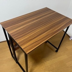 ✨美品　折り畳みテーブル　木製　勉強机