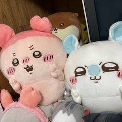 【古本屋のみ】BIGぬいぐるみ　カニちゃん　かにちゃん　ちいかわ