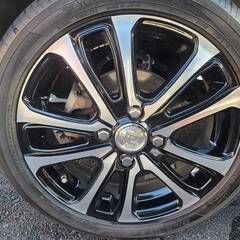 【美品】タイヤ＋ホイールセット！15インチのアルミホイル【車検対応内】