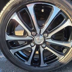 【美品】タイヤ＋ホイールセット！15インチのアルミホイル【車検対応内】