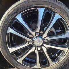 【美品】タイヤ＋ホイールセット！15インチのアルミホイル【車検対応内】