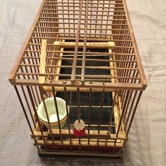 小鳥　籠　メジロ籠　飼育 鳥籠　ゲージ　昭和レトロ　竹細工