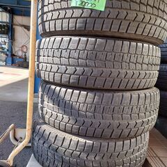 ダンロップ VW02 225/65R17 中古スタッドレスタイヤ 4本セット 工賃込み