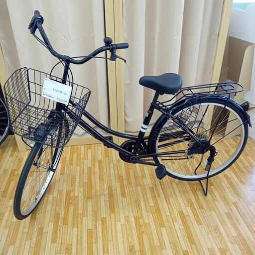 ★ジモティ割あり★ 自転車 ギア付き　黒　26インチ　クリーニング済　YJ1057