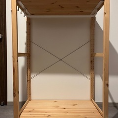 美品 IKEA IVAR ハンガーラック 子供用 収納