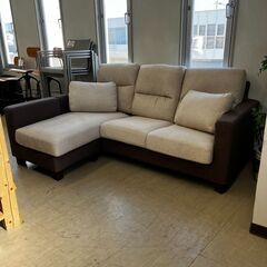 カウチソファー❕　3weyソファー❕　関家具❕　ゲート付き軽トラ”無料貸出❕購入後取り置きにも対応 ❕即日配送❕ R4396