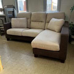 カウチソファー❕　3weyソファー❕　関家具❕　ゲート付き軽トラ”無料貸出❕購入後取り置きにも対応 ❕即日配送❕ R4396