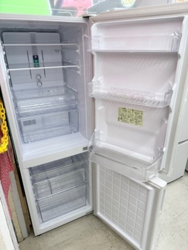 冷蔵庫271L】SHARP 2017年製 SJ-PD27C-W 2ドア 朝霞市リサイクル