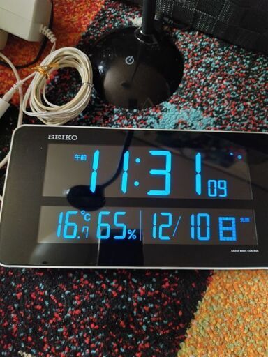 SEIKOデジタル電波時計DL208W2015年製 (金ちゃん) 中の島の時計