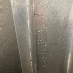 大型アルミメッキホイール　リア、フロント