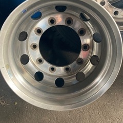大型アルミメッキホイール　リア、フロント