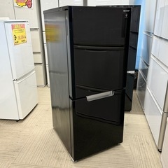 【超美品‼️】高級♪ シャープ 2021年製 152Lノンフロン冷凍冷蔵庫 ガラスドア プラズマクラスター搭載 ピュアブラック♪