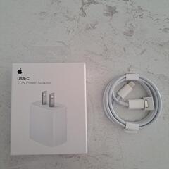 [新品]Apple純正　20W USB-C電源アダプタ•Ligh...